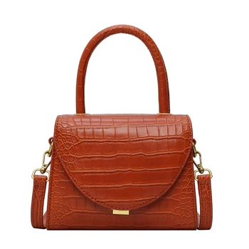 

Designer Vintage Stone Pattern Women's Handbags High Quality Female Shoulder Bags Girls Leather Purses Luxury Handbags Women Bag