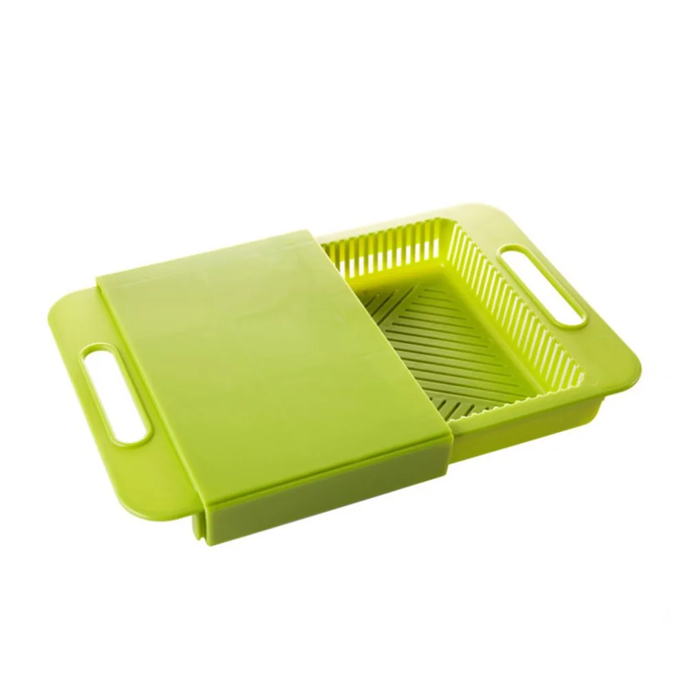 

3 in 1 Kitchen Foldable Chopping Board Creative Non-slip Folding Cutting Board Camping Antibacterial Chopping Board Cooking Mat