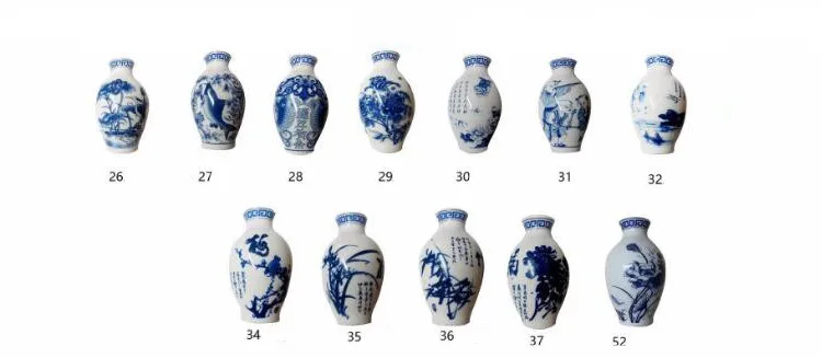 12 pieces random 12 шт. синий и белый фарфор магнит на холодильник 8x4,8 см наклейка на холодильник китайский стиль Свадебный подарок для вечеринки домашний декор - Цвет: 12 pieces random