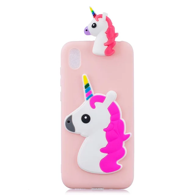 Unicorn Head Чехол для Honor 8 S Мягкий Силиконовый ТПУ чехол для телефона huawei Honor 8 S 8 S KSE-LX9 KSE LX9 Honor8S чехол милый защитный чехол - Цвет: Unicorn Head