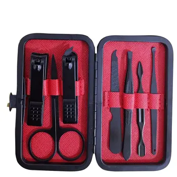 

Portable Size 7PCS Stainless Steel Nail Clipper Cutter Professional Manicure Trimmer Toe Nail Clipper Tools