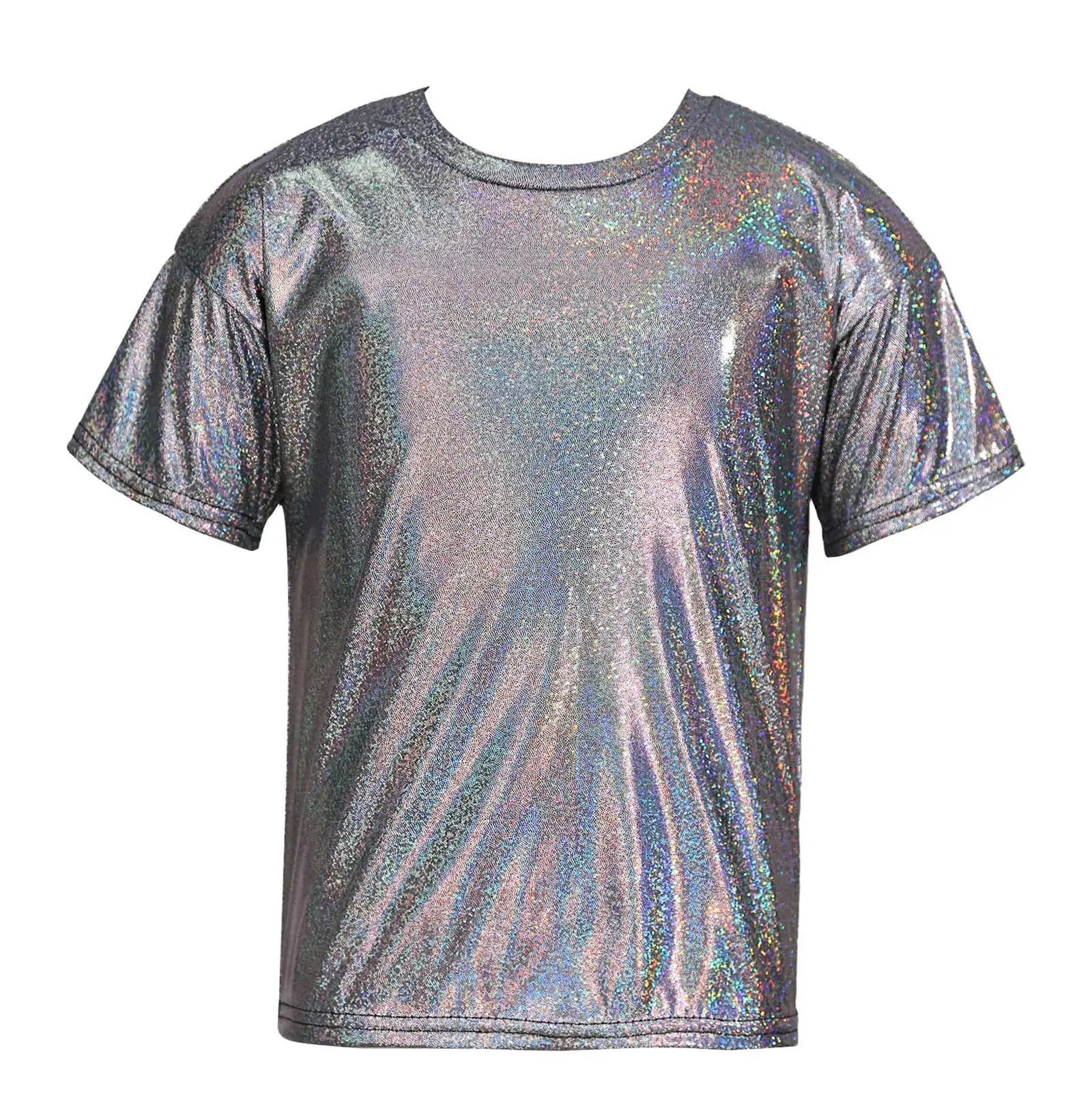 YEAHDOR Kids Girls Boys Glitter Sequins Hip Hop Jazz Dance