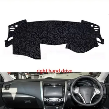 

Rose Pattern Non-slip Dashmat Dash Mat Dashboard Cover Pad Carpet Car Sticker for N-issan Teana Altima L33 2013-2018 Car Styling
