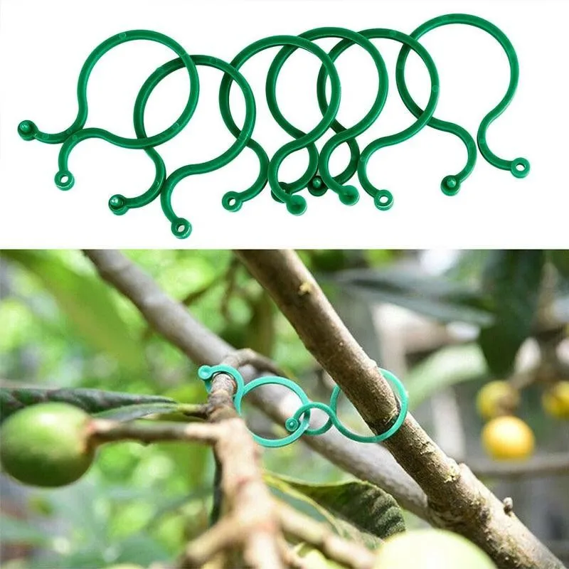 Garden Clips 50pcs/100pcs Trellis for Vine Vegetable Tomato To Grow Upright Garden Plant Stand Tool Accessories Plant Support