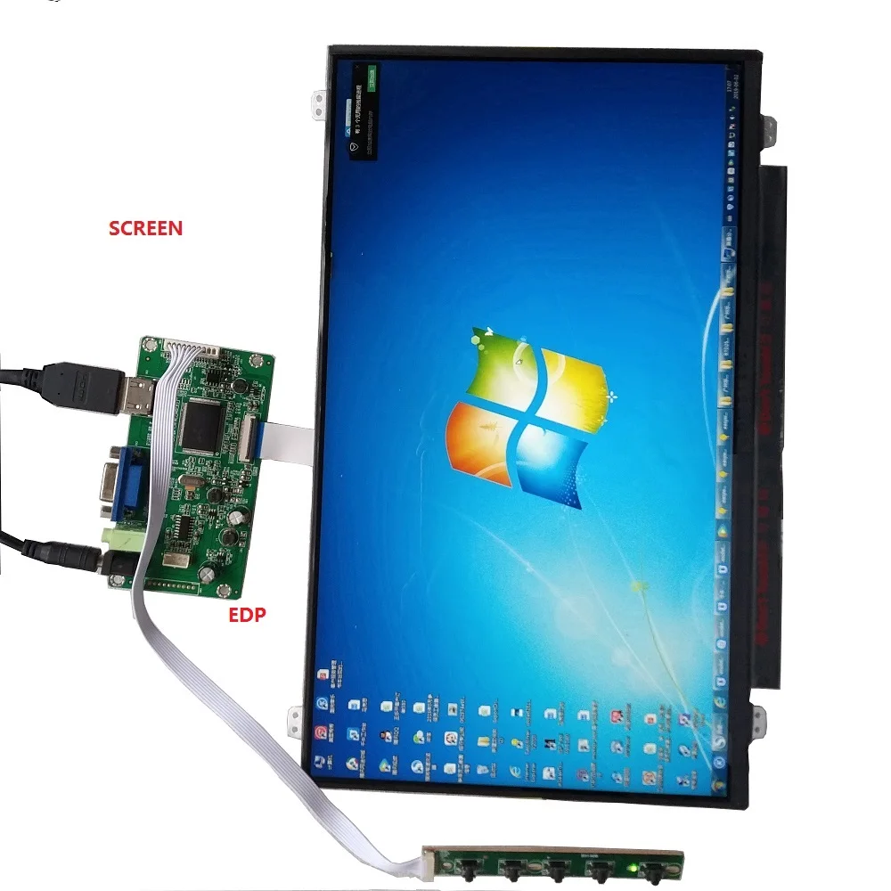  for raspberry pi X360 17.3 inch IPS B173Han01.0 LCD LED screen Panel with kit EDP driver controller
