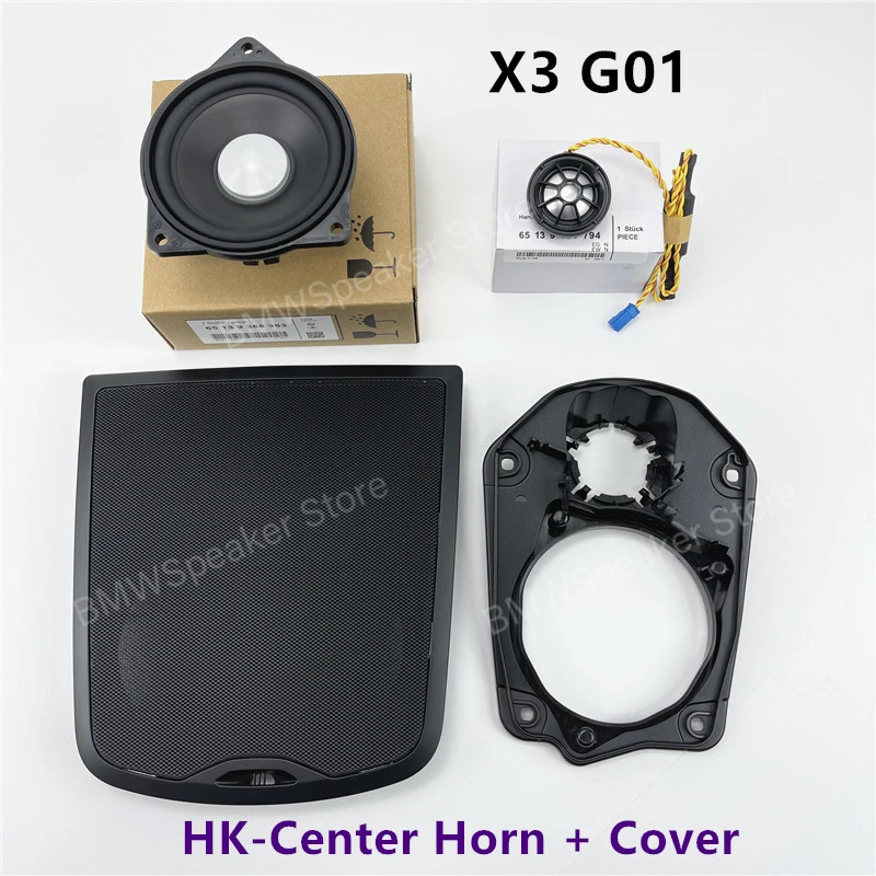 Car For BMW NEW X3 G High Quality Hi Fi Music Sound Center Dashboard  Console Tweeter Midrange Audio Speakers Cover Accessories