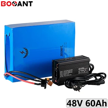 

48V 60Ah E-bike lithium ion battery for Samsung 21700 40T cells 13S 48V 4000W electric bicycle battery with 10A charger
