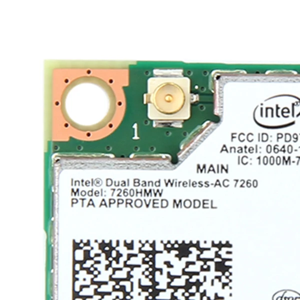 Двухдиапазонный AC1200 Беспроводной адаптер для Intel 7260 7260HMW AC MINI PCI-E карта 2,4G/5G Wifi+ Bluetooth 4,0 для Dell/sony/ACER/ASUS