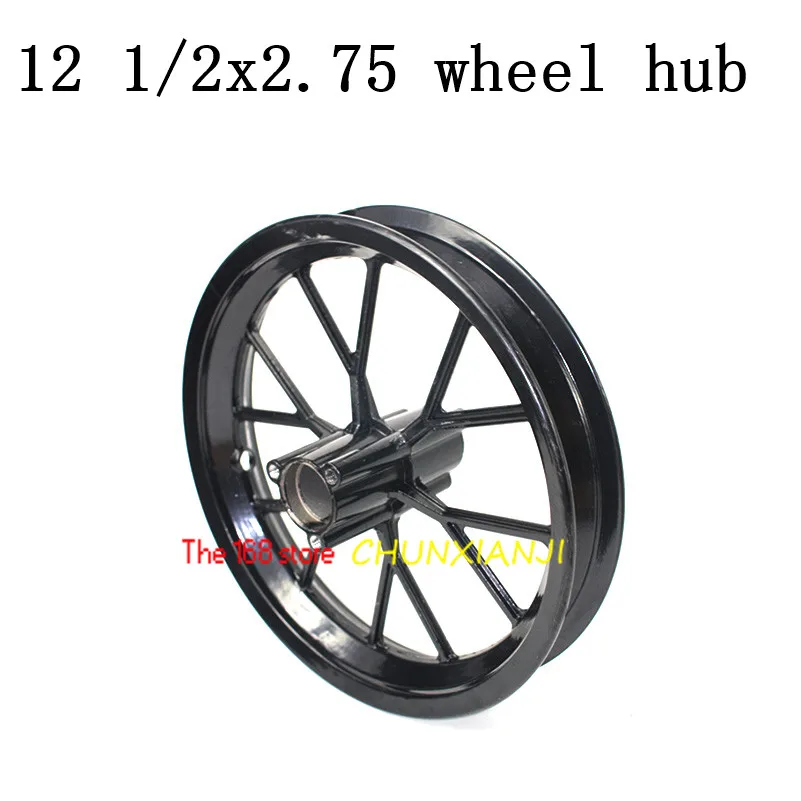 Новинка 12 1/2X2,75 Ступица колеса 12,5*2,75 алюминиевая оправа для 49cc мотоцикла мини-шины для грязного велосипеда MX350 MX400 скутер