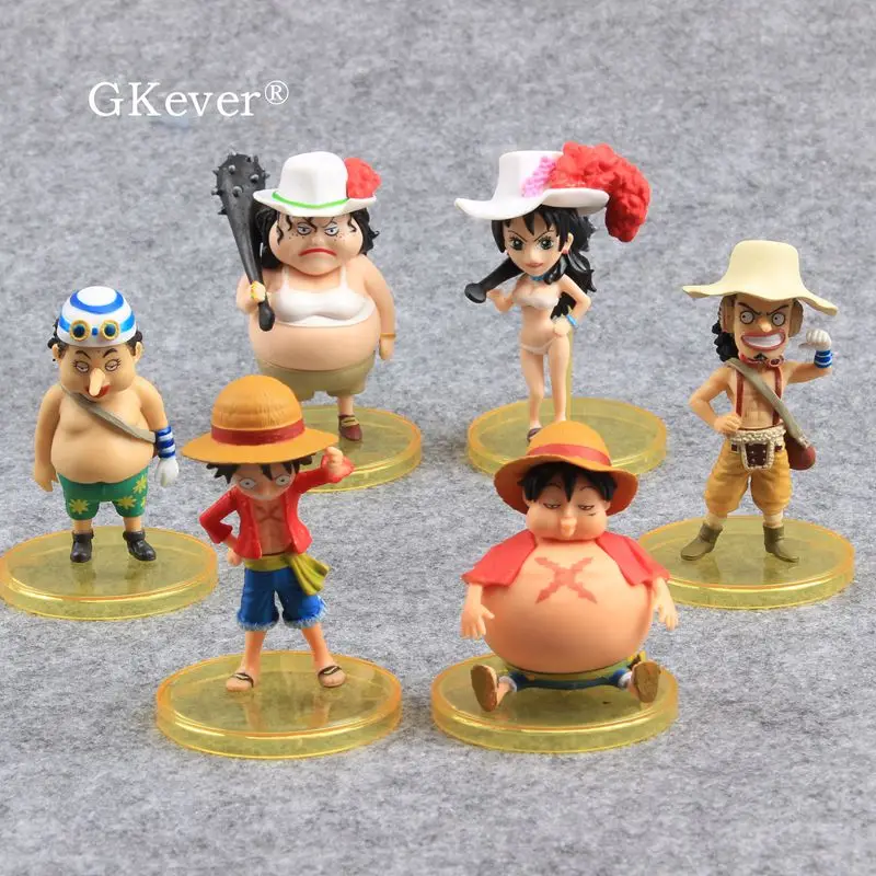 Женская цельная фигурка игрушки Q Style 6-8 см sabo Luffy Ace Chopper Sanji Roronoa Zoro ПВХ экшн-фигурки