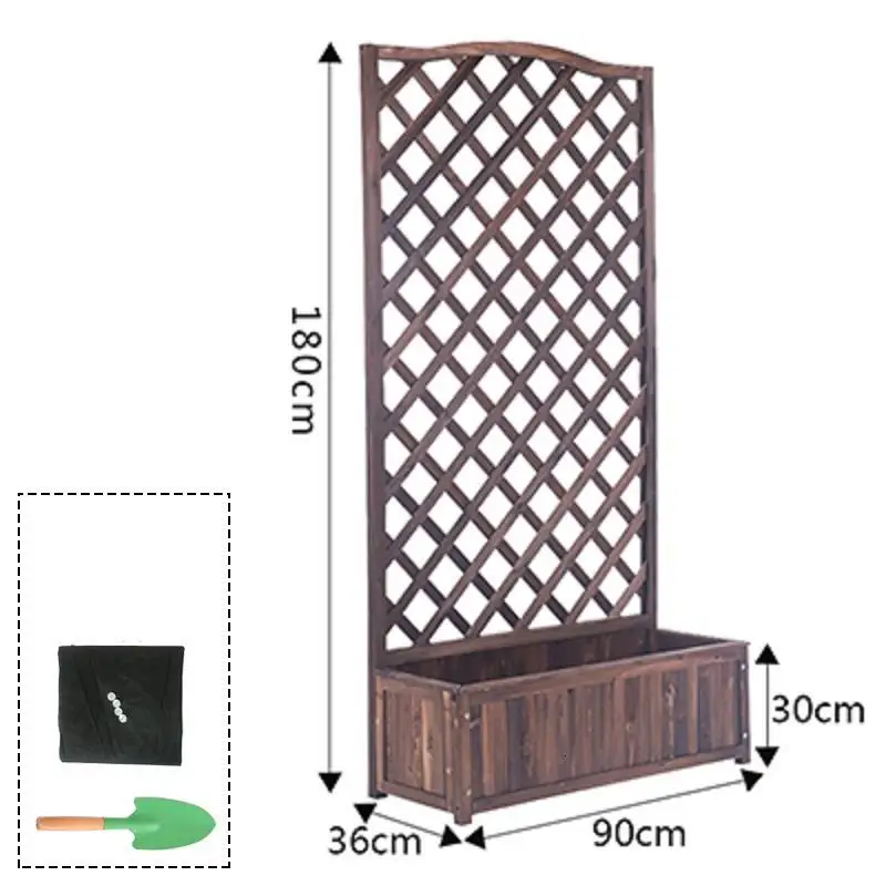 Version B Decorativa Huerto Urbano Madera плантенстандард Suporte Flores деревянные полки для балкона напольная стойка Цветочная полка для растений - Цвет: Version B