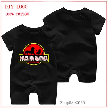 

2020 Summer Lion King Hakuna Matata Boys And Girls Fashion Newborn Baby Climbing Clothes Brands Baby Girl Romper Infant Costumes