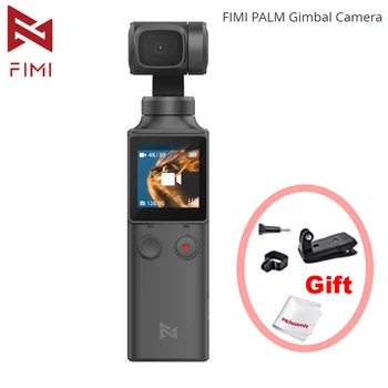 

FIMI PALM 3-Axis Handheld Camera Gimbal Stabilizer 120g 4K HD 128° Wide Angle Smart Track Built-in Wi-Fi Control & Microphone
