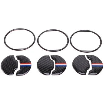 

NEW Carbon Fiber Dashboard Air Conditioner Outlet Sticker Cover Trim for Ford Mustang 2015-2017