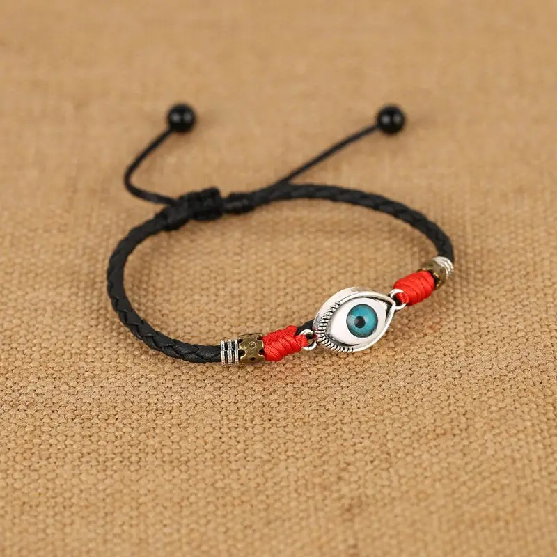 Turkish Blue Evil Eye Ankle Chains For Men Barefoot Sandal Accessories