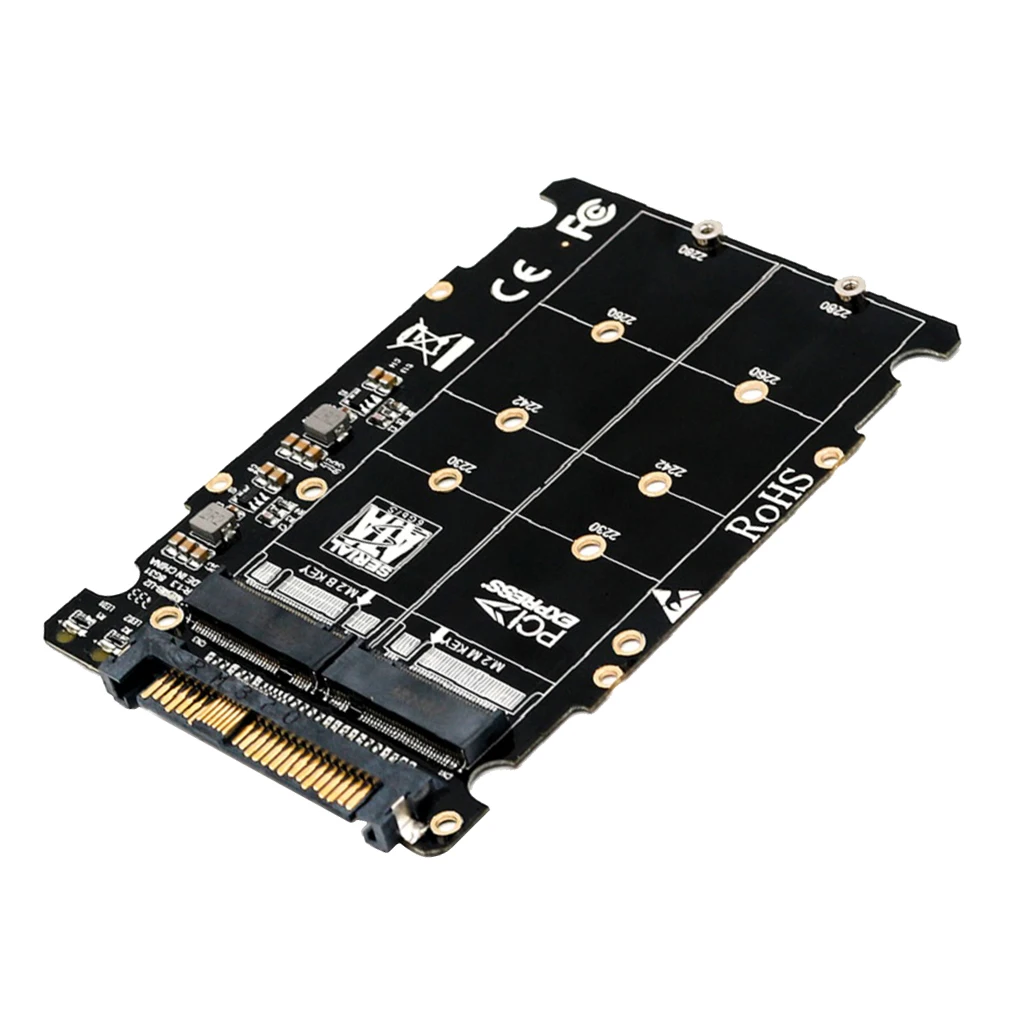 M.2 (Key M / B) To U.2 SFF 8639 Adapter For M.2 NVME SATA SSD