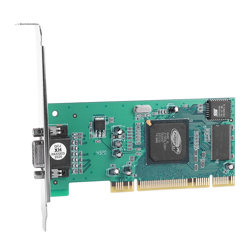 32 бит PCI видеокарта ATI Rage XL 8 Мб VGA Видеокарта адаптер для настольных компьютеров