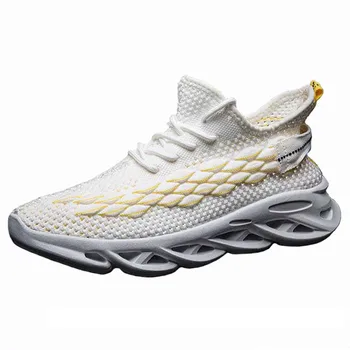 

Fashionable Men Casual Sports Shoes Outdoor Flat Bottom Running Mesh Surface Lightweight Non-slip Breathable кроссовки мужские