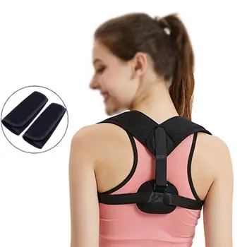 

Breathable Anti-humpback Back Corrector Clavicle Adjustable Sitting Posture Corrector Braces Shoulder Supporter 66