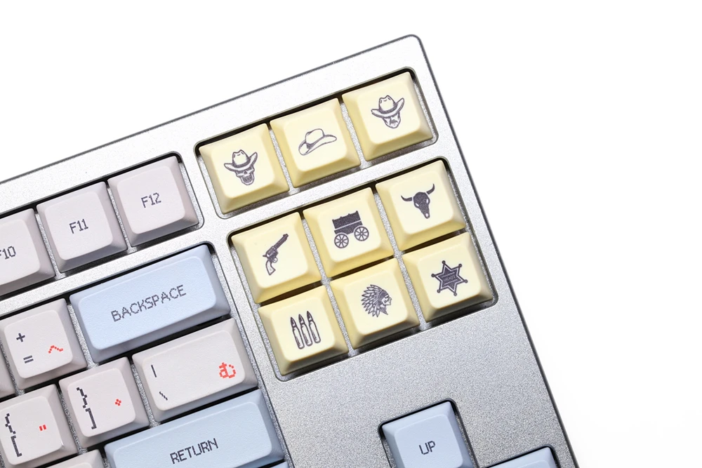Ковбойская клавиатура XDA для механической клавиатуры с 12 клавишами надписями PBT и