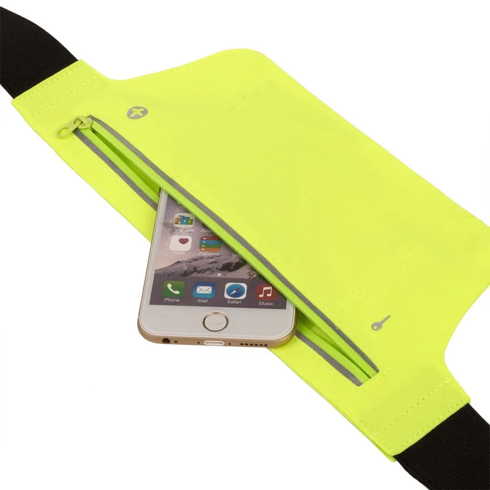 

Outdoor Sport Waist Bag Running Waterproof Reflective Multi-functional Body Hugging Ultra-Thin Hidden Fitness Mobile Phone Bag