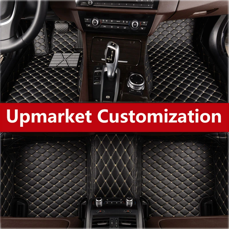 

2018 One Set High-Quality 3 Colour Custom Car Interior Styling Accessorie Styling Floor Mats Pads Carpet Sticker For Dearcc Ev10