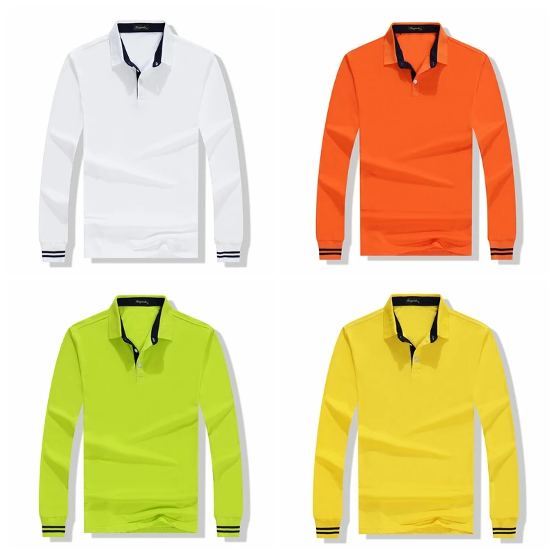High Quality Men Polo Shirt Fall Long Sleeve Solid Large Size Top Fall Polos Shirt Fashion Popular Casual Couple clothing Custom High Quality Men Polo Shirt Fall Long Sleeve Solid Large Size Top Fall Polos Shirt Fashion Popular Casual Couple clothing Custom