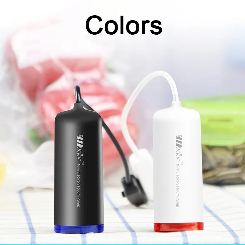 Мини Воздушный вакуумный насос USB упаковочная машина для путешествий бытовые вакуумные пакеты для хранения кухонные дома Sous Vide упаковщик инструмент