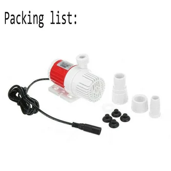 

Plastic Submersible Pump Automatic 12V 20W For Aquarium Fish Tank 12V 20W