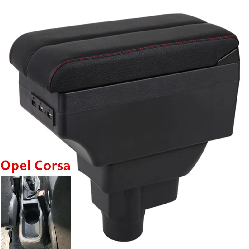

For Opel Corsa armrest box central Store content Storage box with USB interface products