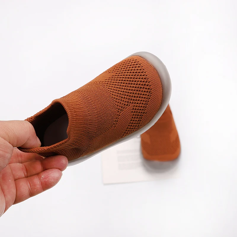 2020 Autumn Baby Girls Boys Casual Shoes Soft Bottom Toddler Shoes Comfortable Non-slip Outdoor Children KIds Knitted Shoes