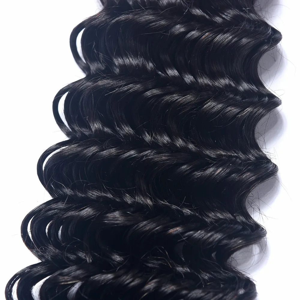 do cabelo humano pacotes com fechamento remy