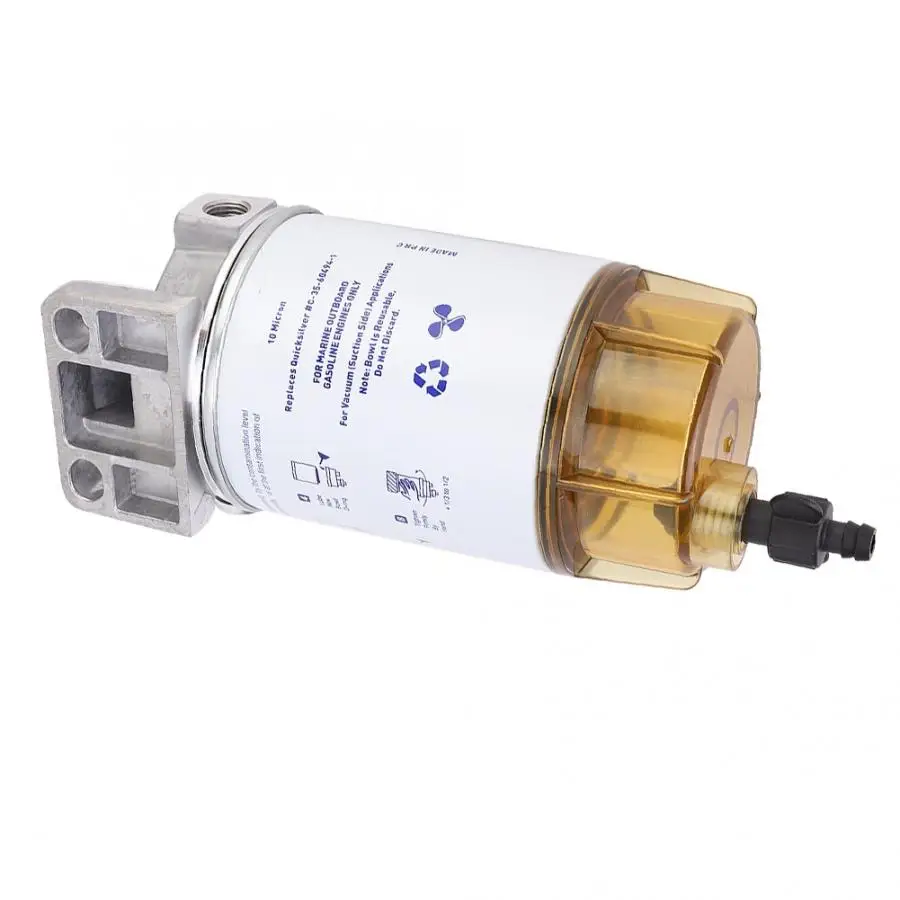 

Oil Water Separator Fuel Filter Fit for Mercury Engine Outboard Motor Aluminum Alloy Motor Oil Water Filter