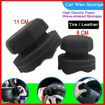 

Car Wax Sponge Handle Waxing Polishing Care High Density Foam Sponge Auto Car Detailing Car Products Tire Leather Wash Tool