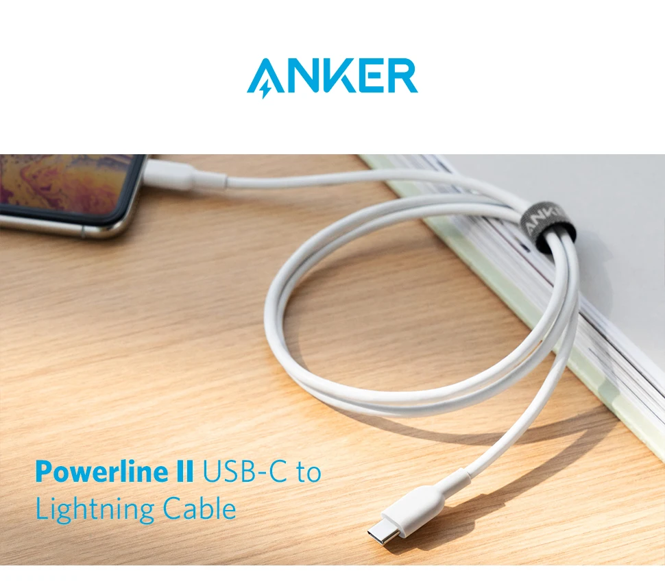 Product Indiener onvoorwaardelijk Anker USB Charger Cable for iPhone 12/13 type C to Lightning Cable  Powerline II for iPhone 11 Fast Charging Cable USB Data Line|Mobile Phone  Cables| - AliExpress