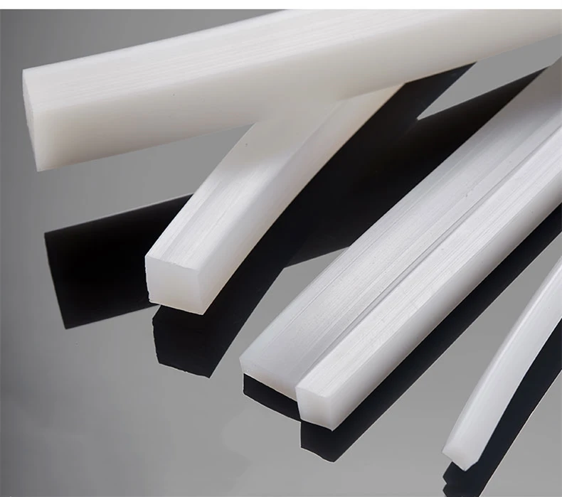 Solid Silicone Rubber Seal Strip Heat Resistance Square 2mm 2.5mm 3mm 4mm 5 6 7mm 8mm 9mm 10mm 11mm 12mm 13mm 14mm 15mm - 24mm afbeelding