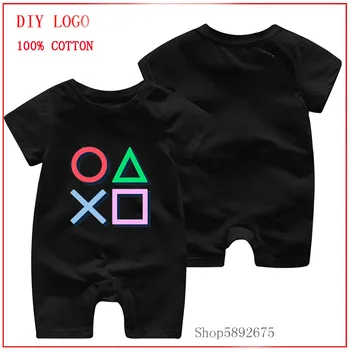 

Creative Design Video Game Playstation 2020 Summer Boys And Girls Fashion Cotton Newborn clothing baby romper One-Pieces