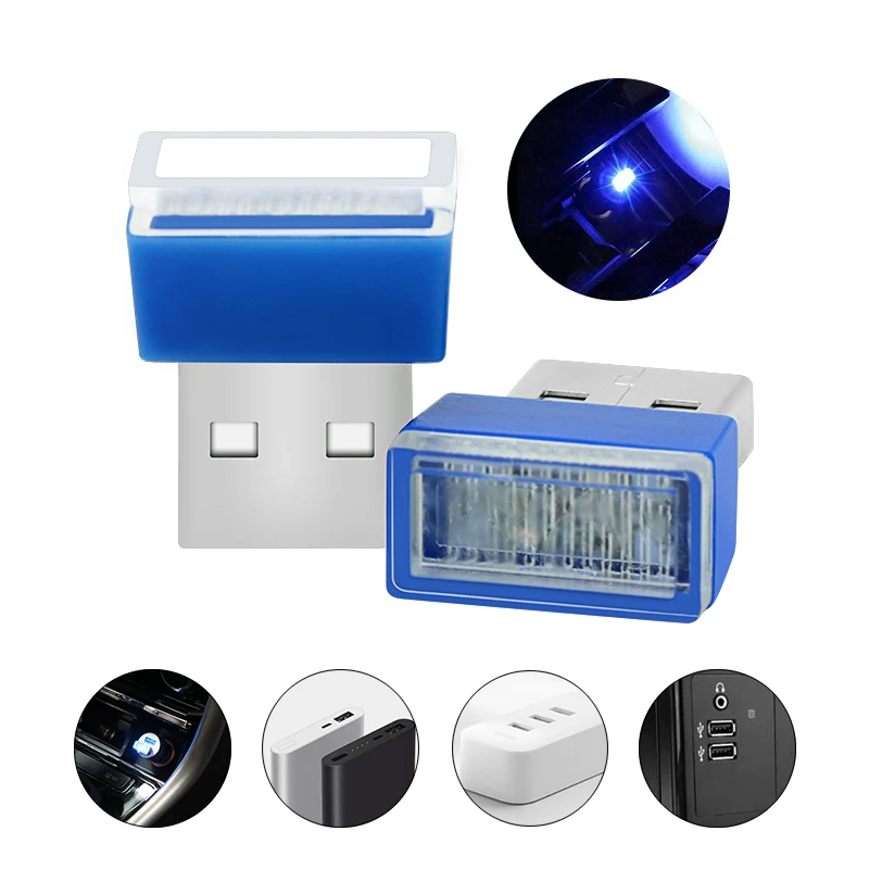 

USB Car LED Atmosphere Light Car Interior Mini Light Car Ambient Light Neon Car Interior Jewelry USB Interface