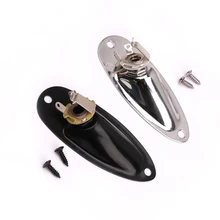 Гитарный разъем пластины 6,35 мм гитара Пикап 1/4 разъем вход/выход разъем для Аксессуары для электрогитары небольшой размер высокого качества