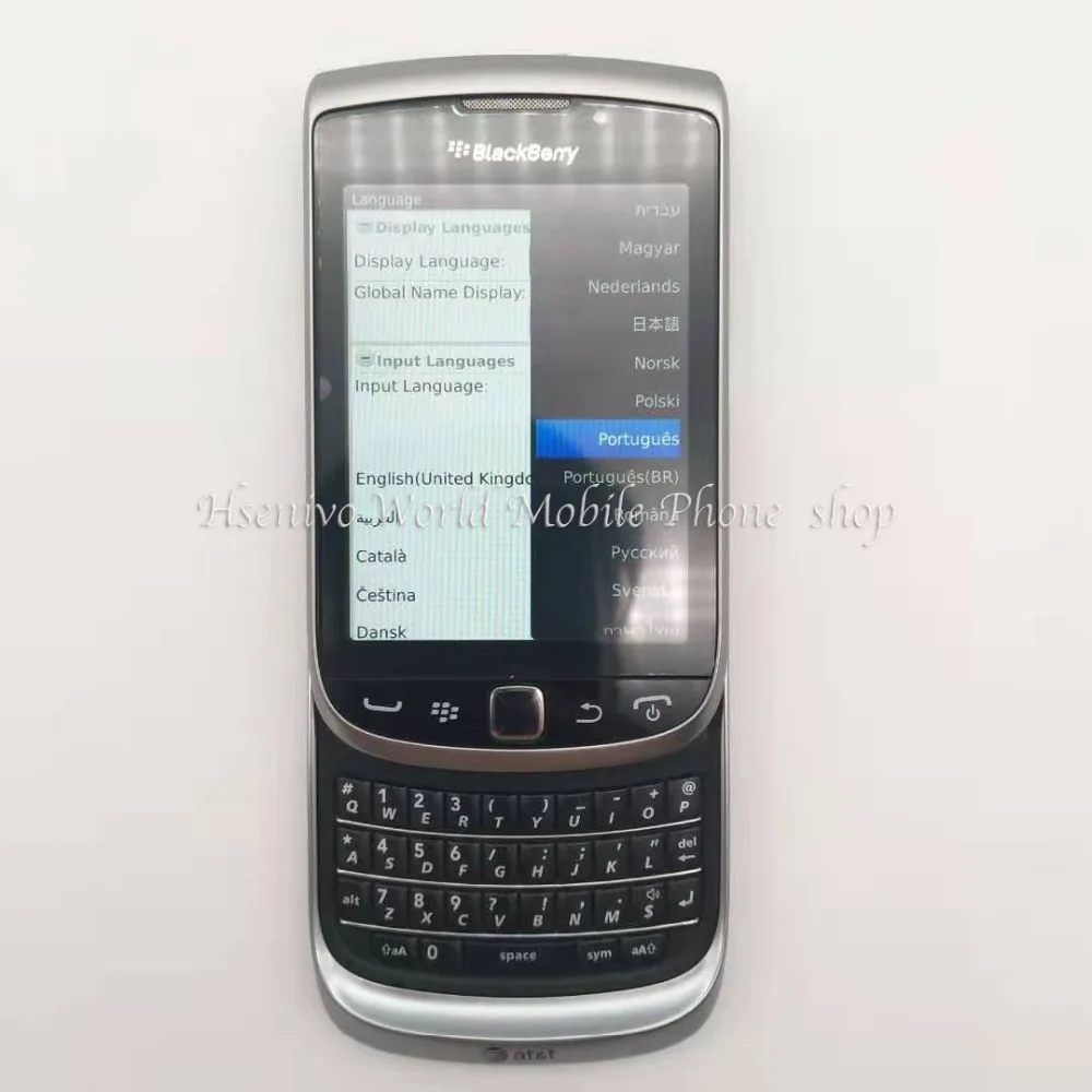 BlackBerry Torch 9810 Refurbished- Original BlackBerry 9810 Smartphone Unlocked 3G Wifi GPS 8GB Storage Cellphone android cell phones for sale