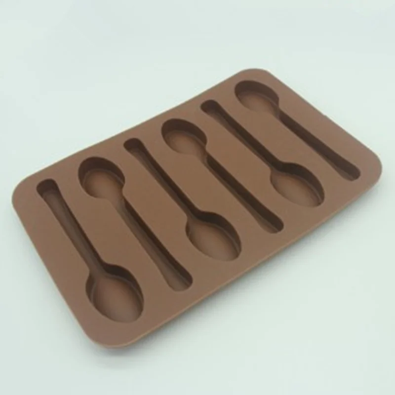 Пищевая силиконовая ложка Форма для выпечки пирожных кондитерских изделий инструменты для украшения печенья шоколадные помадные формы для кофе молока