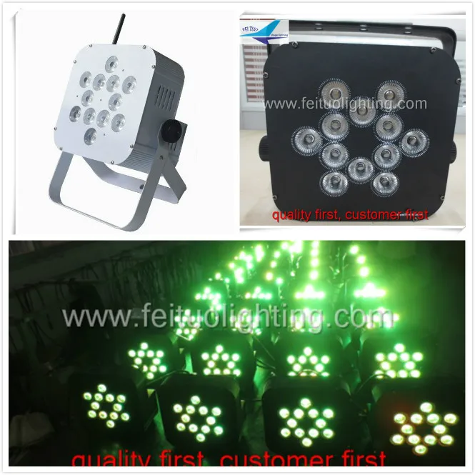 H-(8/Лот+ fly чехол) аккумулятор беспроводной 12x18 Вт RGBWAUV 6в1 led par сценические огни dmx вечерние led par can