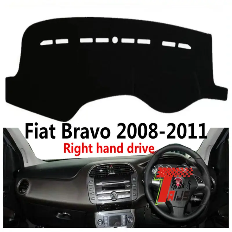 Taijsc правая накладка приборной панели автомобиля для Fiat Bravo 2008-2011 Новое поступление креативный не рефлектор экологически чистый коврик