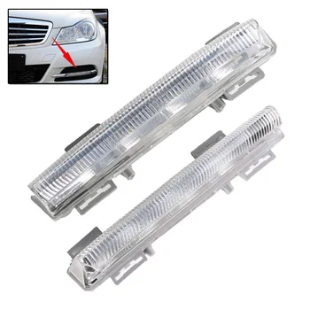 

Bumper Daytime Running Fog Lights Replacement For Mercedes W204 DRL W212 E350