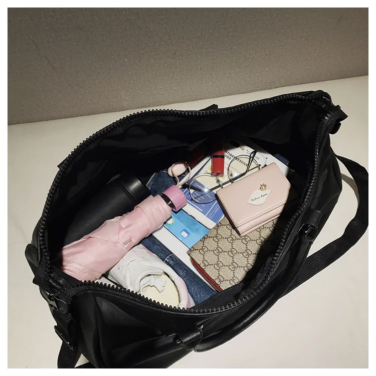 New Cheap Sequins Black Gym Bag Women Shoe Compartment Waterproof Sport Bags For Fitness Training Yoga Bolsa Sac De Sport
