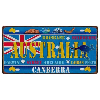 National Signs Printed on Metal Plates 30x15cm 5