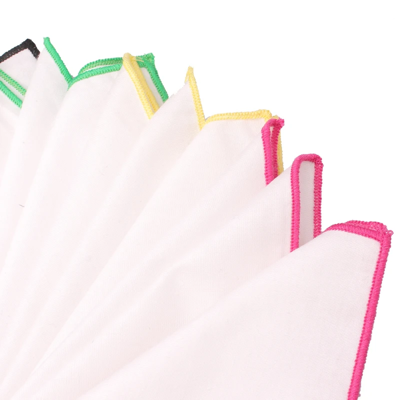 Модные хлопковые карманные квадратные белые костюмы Hanky Твердые носовые платки повседневный костюм квадратный платок полотенца для