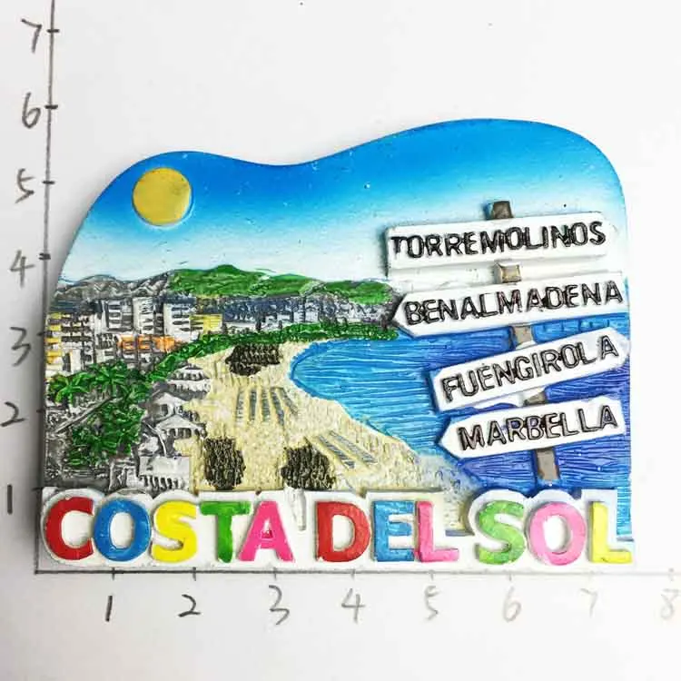 Torremolinos Costa del Sol Spanien Kühlschrank-Magnet 01 