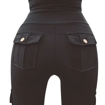 

2020 Sports Pants Elastic Tight High Waist And Quick Dry Running Pants Pants Black XL New