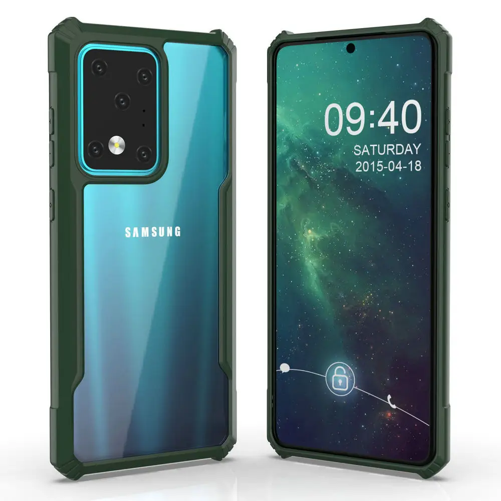 500 шт./лот для Galaxy A51 A71 A81 A10S A20S A50S противоударный прозрачный армированный чехол HD